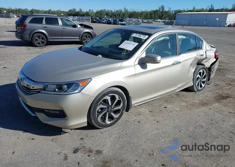2016 Honda Accord Ex z USA, uszkodzony, nr VIN 1HGCR2F75GA226592